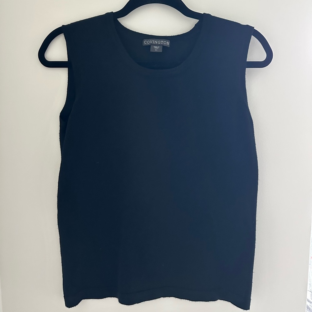 Covington Black Tank Top